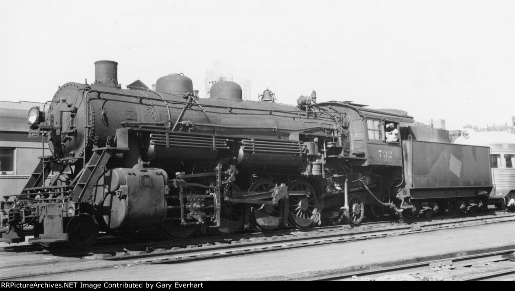 MILW 2-8-2 #732 - Milwaukee Road